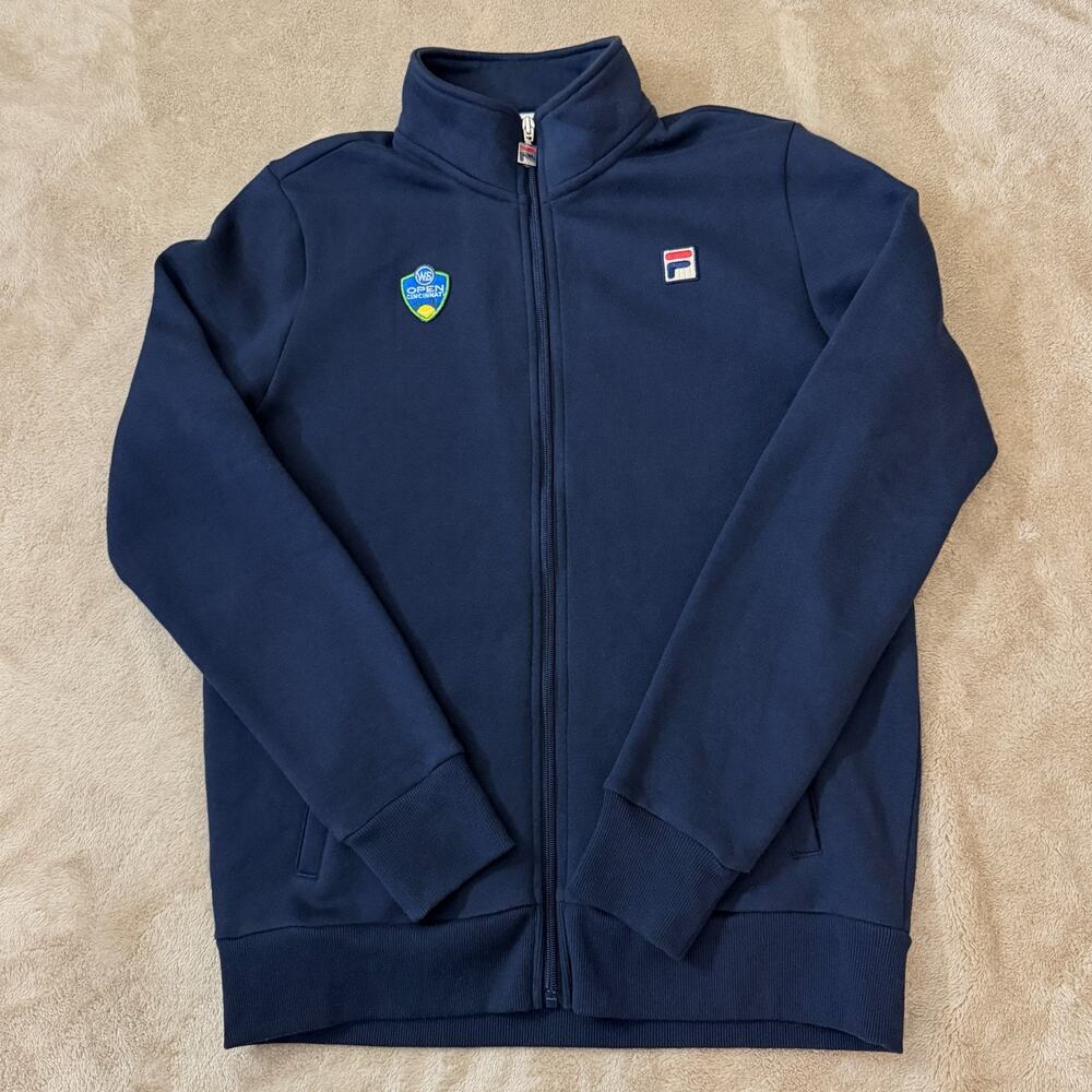 FILA Western & Southern Open Cincinnati Navy Blue Men's Track Jacket L Large